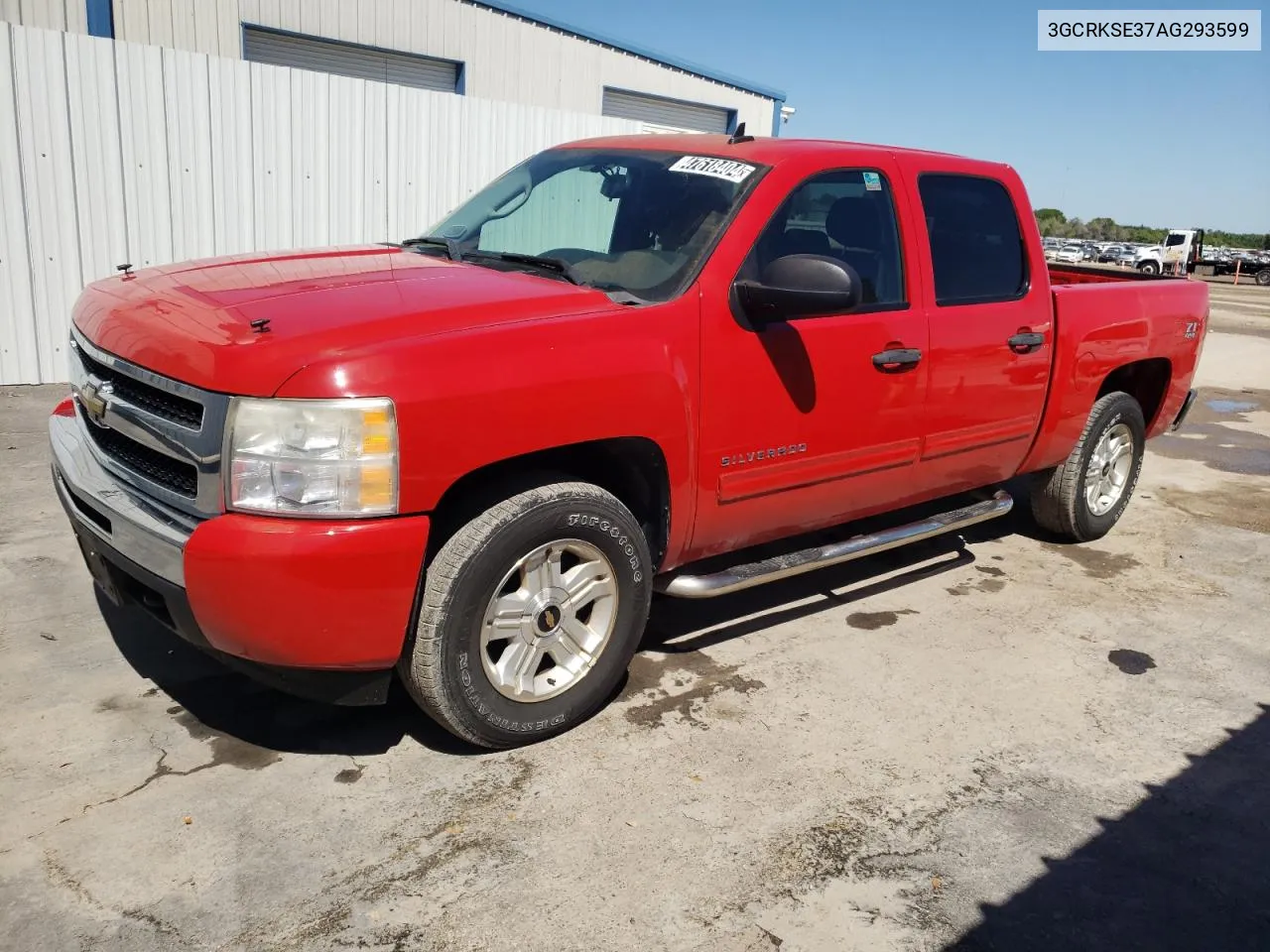 2010 Chevrolet Silverado K1500 Lt VIN: 3GCRKSE37AG293599 Lot: 47618404