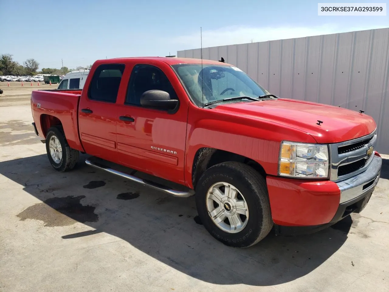 2010 Chevrolet Silverado K1500 Lt VIN: 3GCRKSE37AG293599 Lot: 47618404