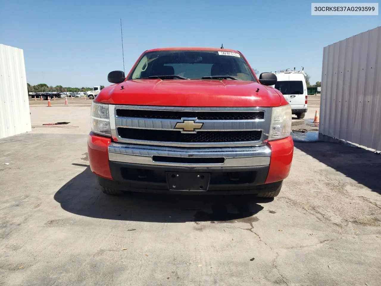 2010 Chevrolet Silverado K1500 Lt VIN: 3GCRKSE37AG293599 Lot: 47618404