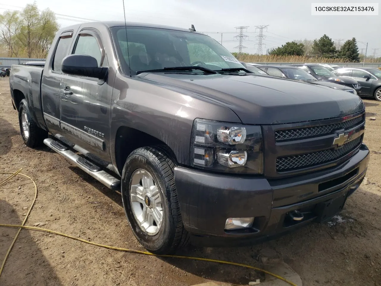 2010 Chevrolet Silverado K1500 Lt VIN: 1GCSKSE32AZ153476 Lot: 51885214