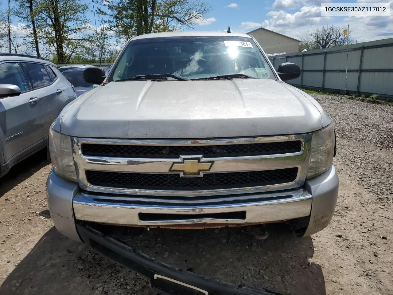 2010 Chevrolet Silverado K1500 Lt VIN: 1GCSKSE30AZ117012 Lot: 54088364