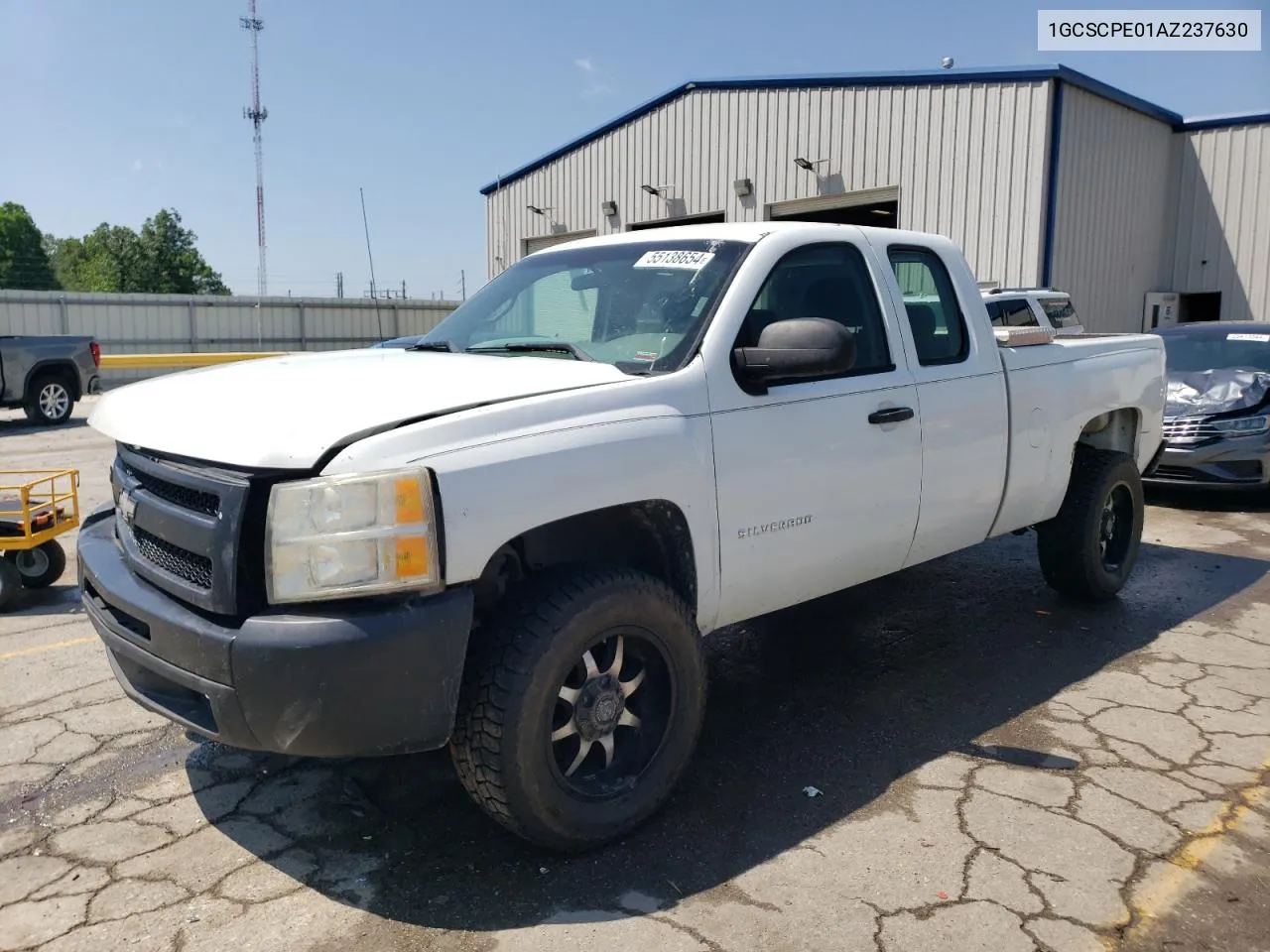 2010 Chevrolet Silverado C1500 VIN: 1GCSCPE01AZ237630 Lot: 55138654