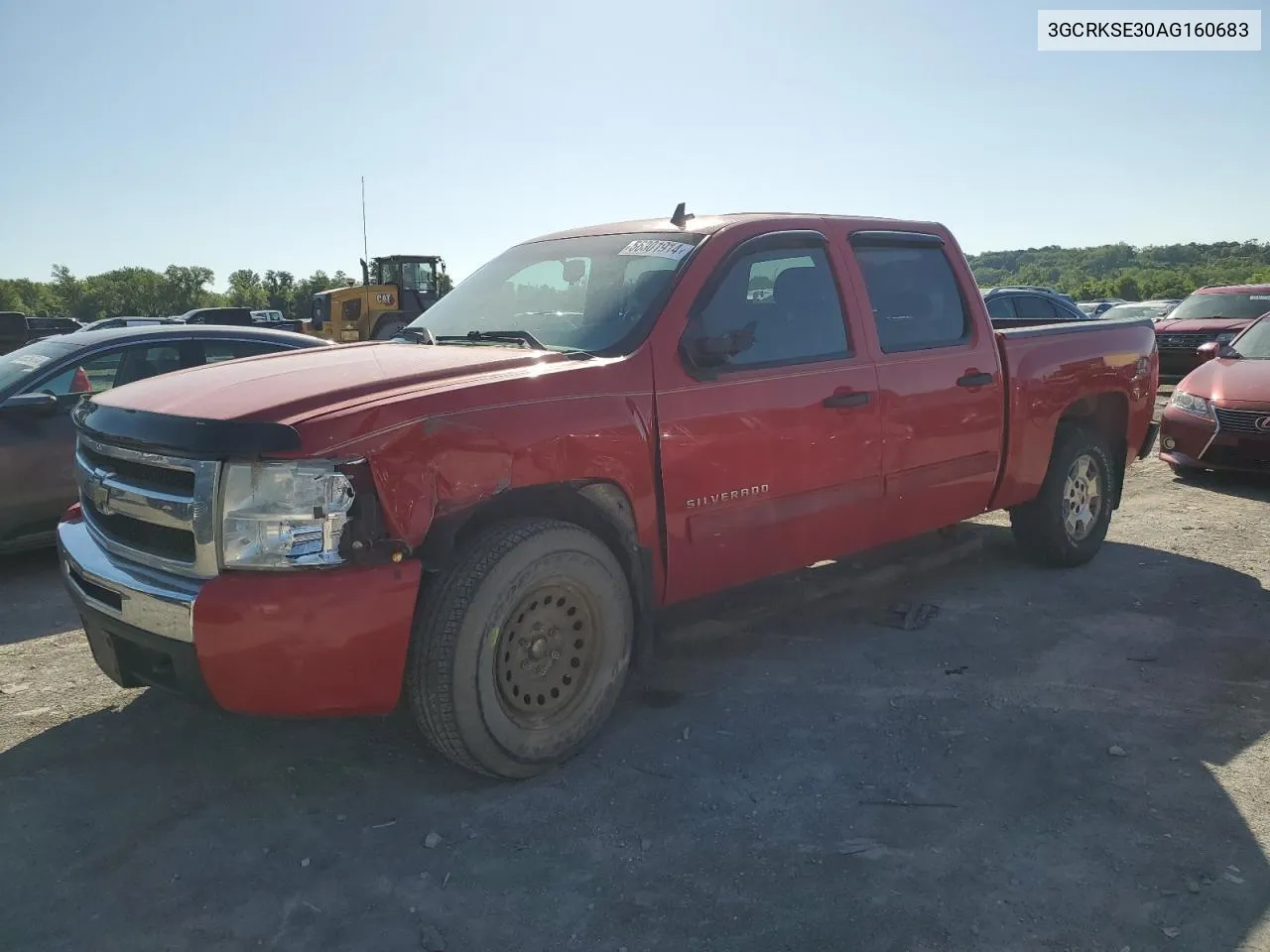 2010 Chevrolet Silverado K1500 Lt VIN: 3GCRKSE30AG160683 Lot: 56301914