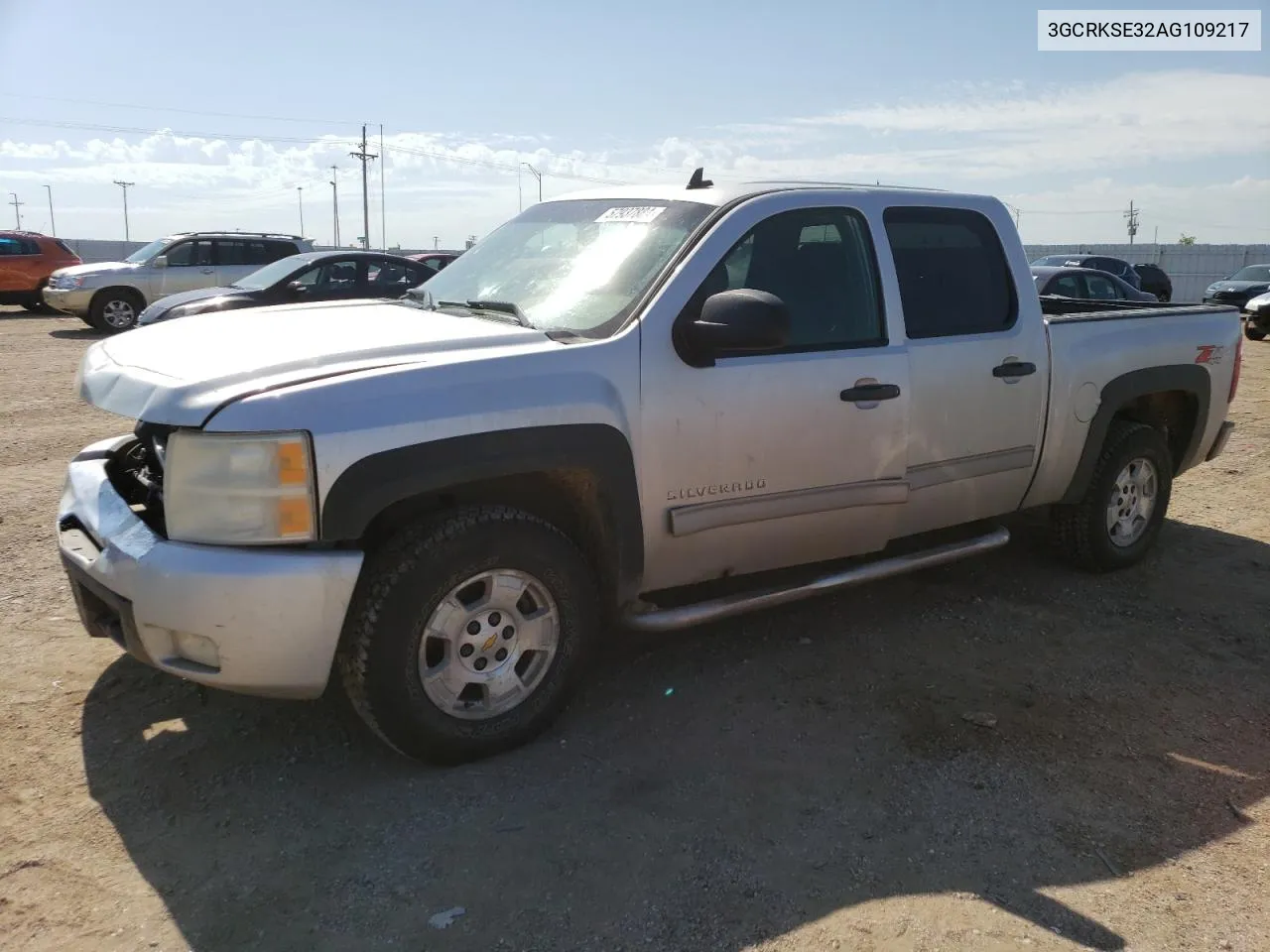 2010 Chevrolet Silverado K1500 Lt VIN: 3GCRKSE32AG109217 Lot: 57937884