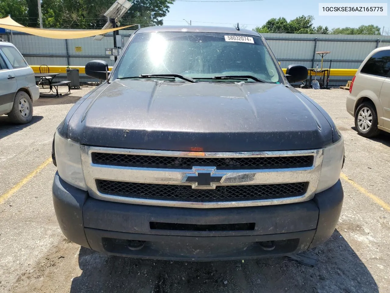 2010 Chevrolet Silverado K1500 Lt VIN: 1GCSKSE36AZ165775 Lot: 58032074