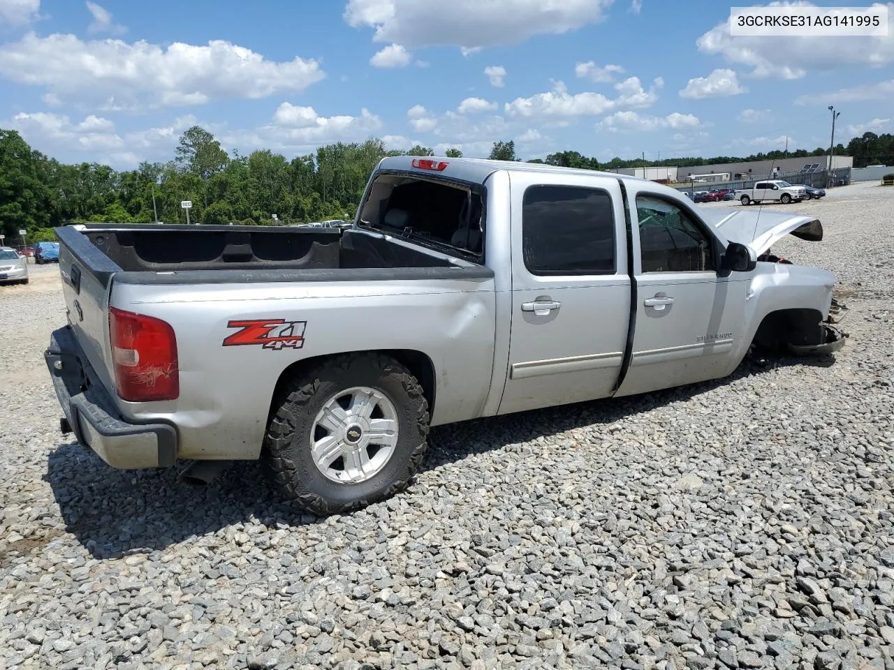 2010 Chevrolet Silverado K1500 Lt VIN: 3GCRKSE31AG141995 Lot: 60143784