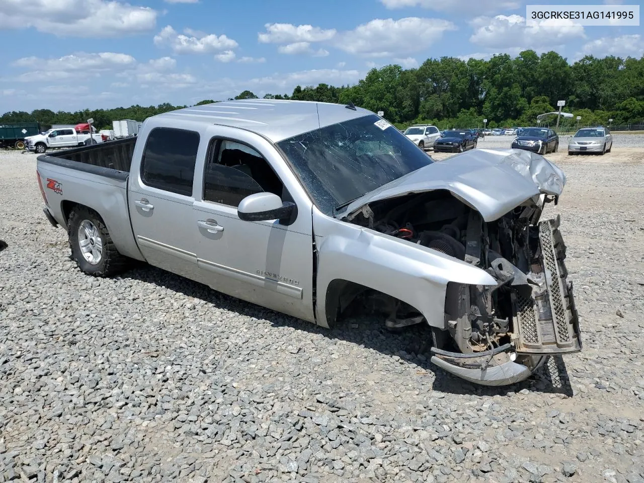 2010 Chevrolet Silverado K1500 Lt VIN: 3GCRKSE31AG141995 Lot: 60143784