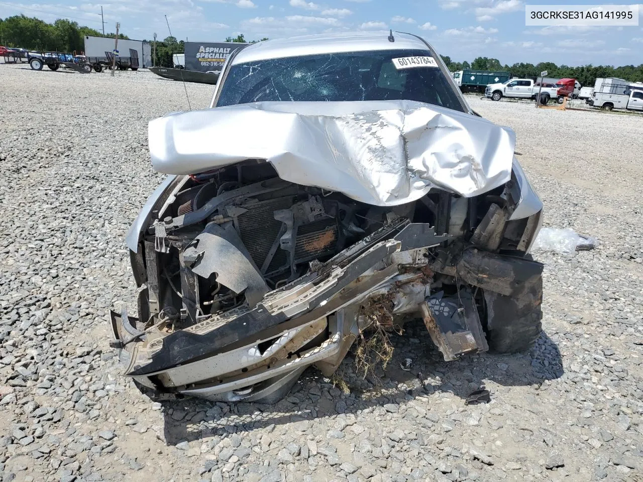 2010 Chevrolet Silverado K1500 Lt VIN: 3GCRKSE31AG141995 Lot: 60143784