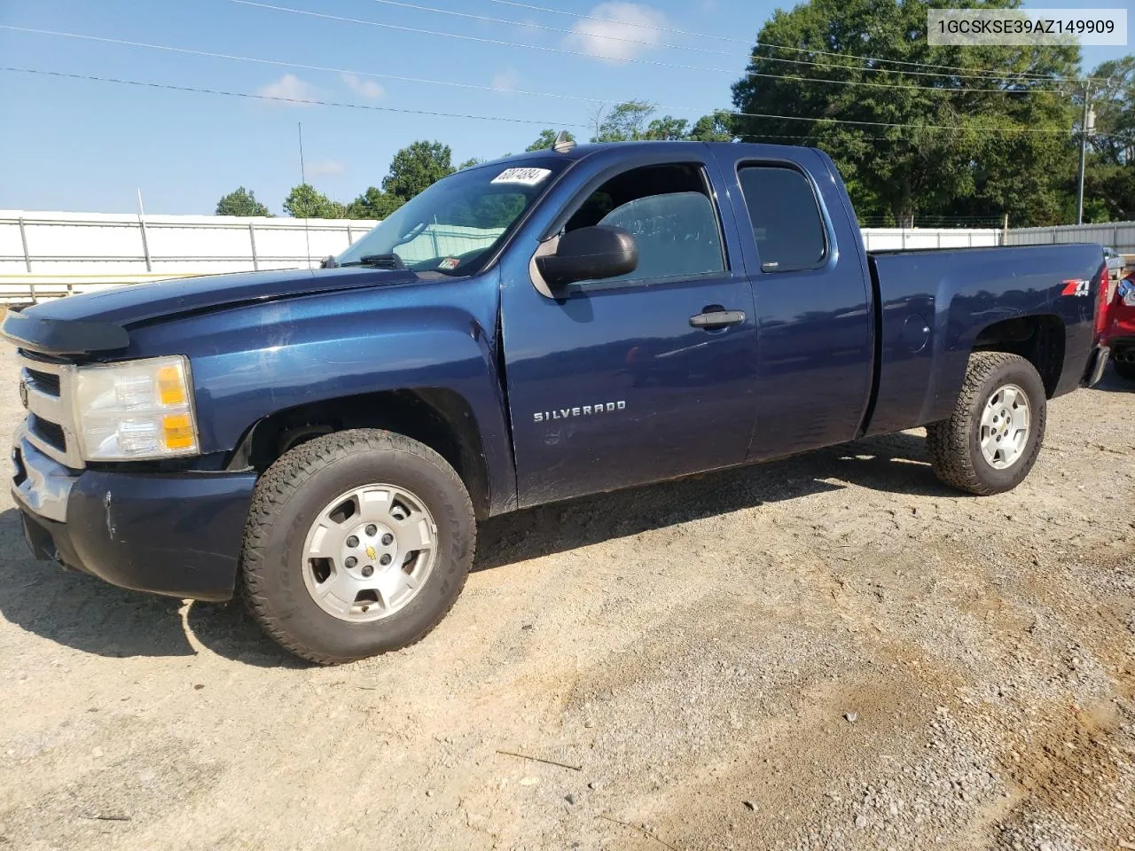 2010 Chevrolet Silverado K1500 Lt VIN: 1GCSKSE39AZ149909 Lot: 60874884