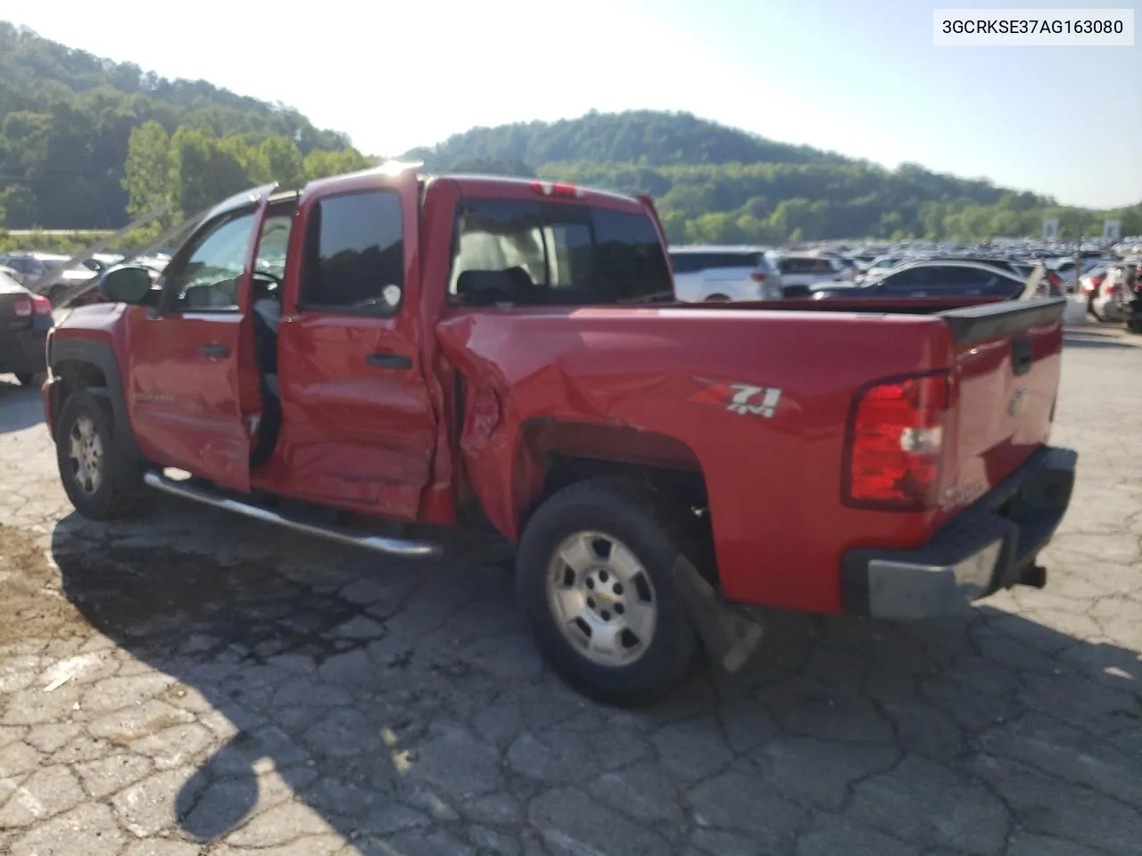 2010 Chevrolet Silverado K1500 Lt VIN: 3GCRKSE37AG163080 Lot: 62896184