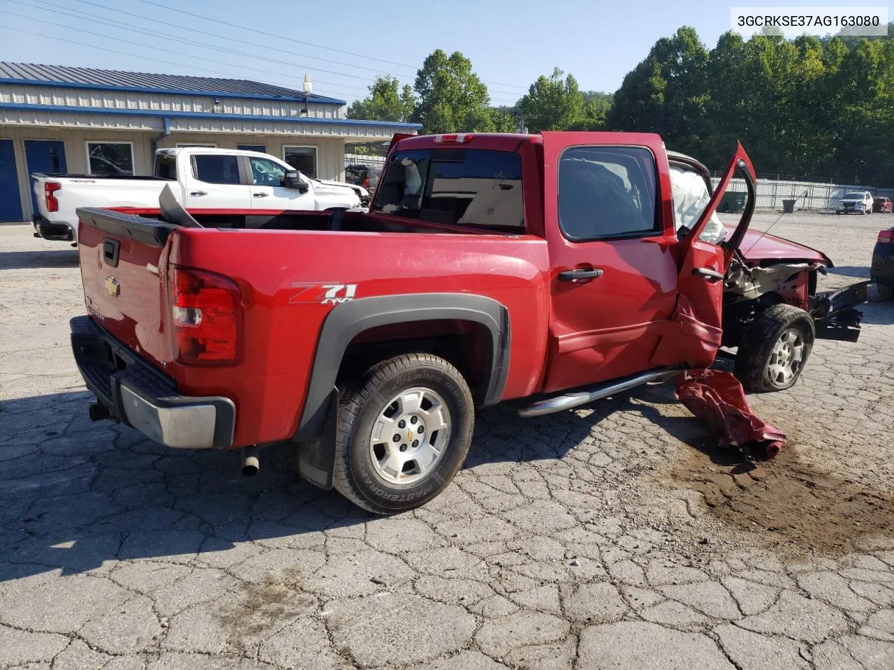 2010 Chevrolet Silverado K1500 Lt VIN: 3GCRKSE37AG163080 Lot: 62896184