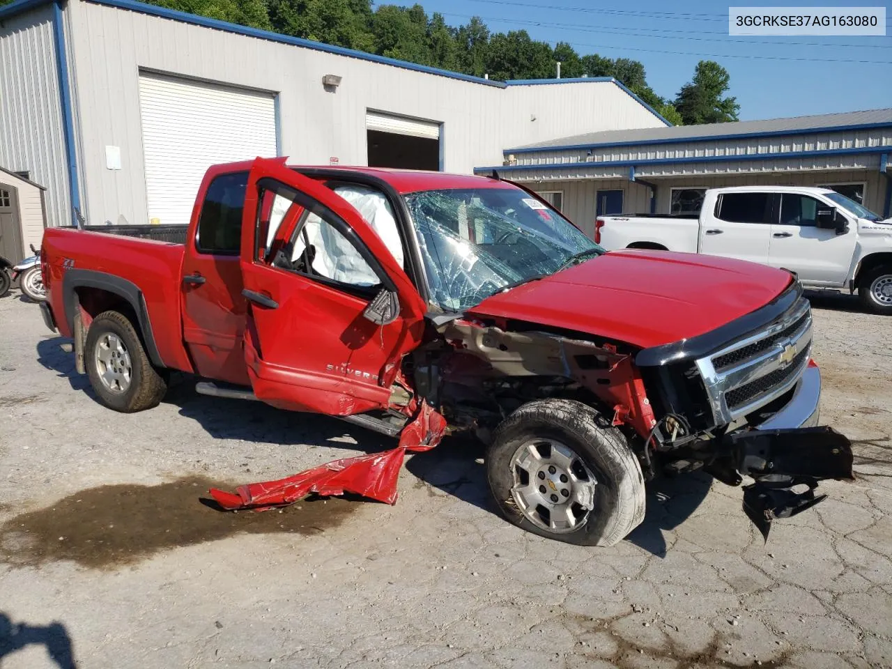 2010 Chevrolet Silverado K1500 Lt VIN: 3GCRKSE37AG163080 Lot: 62896184