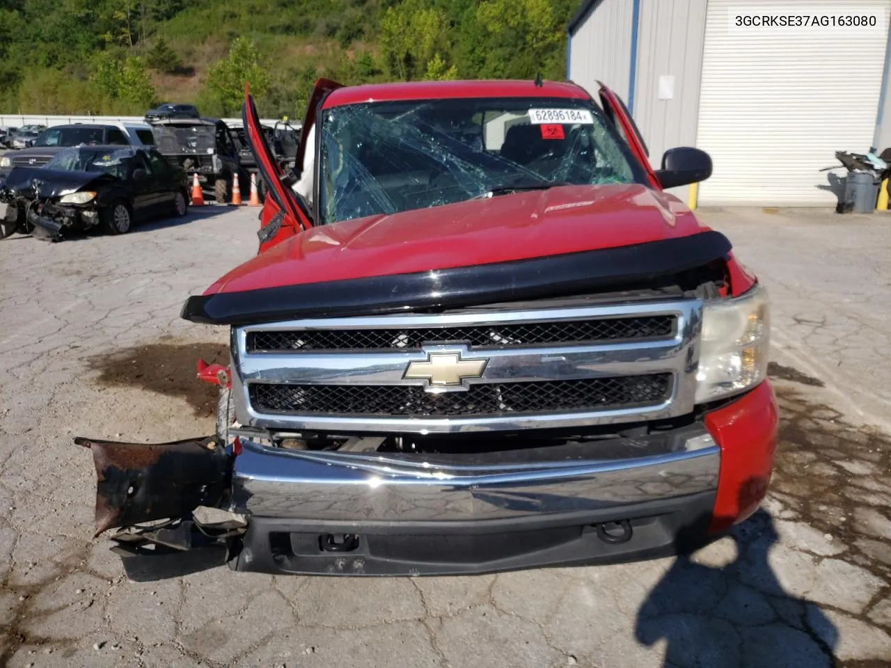 2010 Chevrolet Silverado K1500 Lt VIN: 3GCRKSE37AG163080 Lot: 62896184