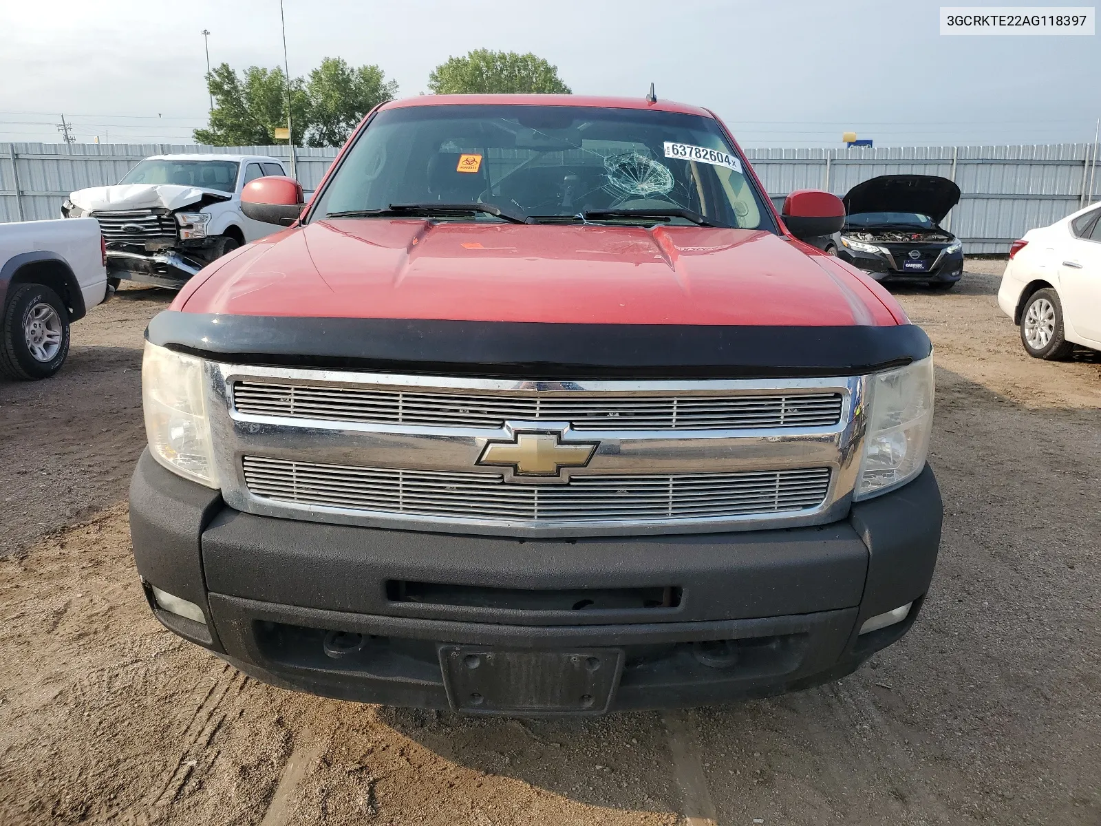 2010 Chevrolet Silverado K1500 Ltz VIN: 3GCRKTE22AG118397 Lot: 63782604