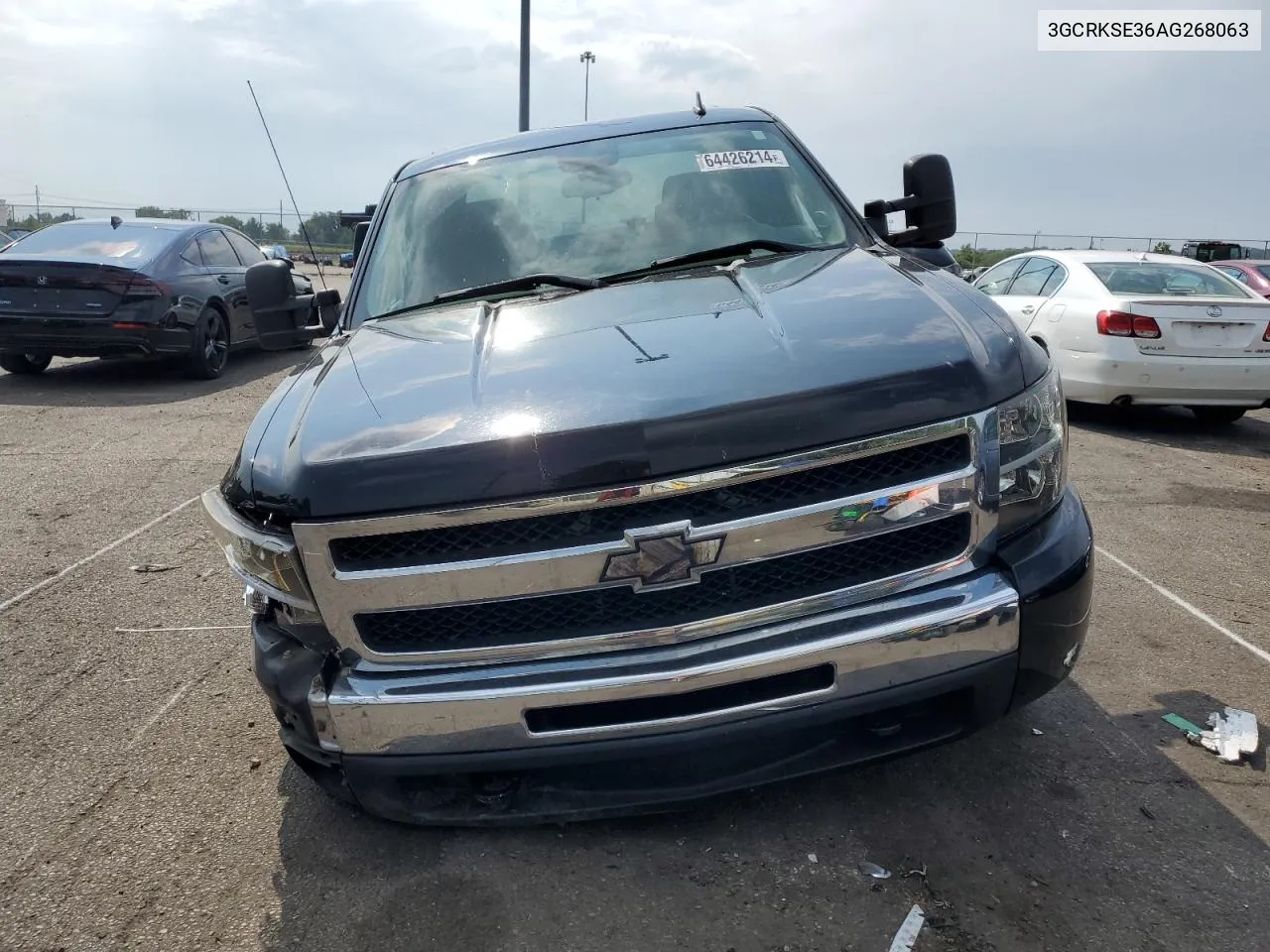 2010 Chevrolet Silverado K1500 Lt VIN: 3GCRKSE36AG268063 Lot: 64426214