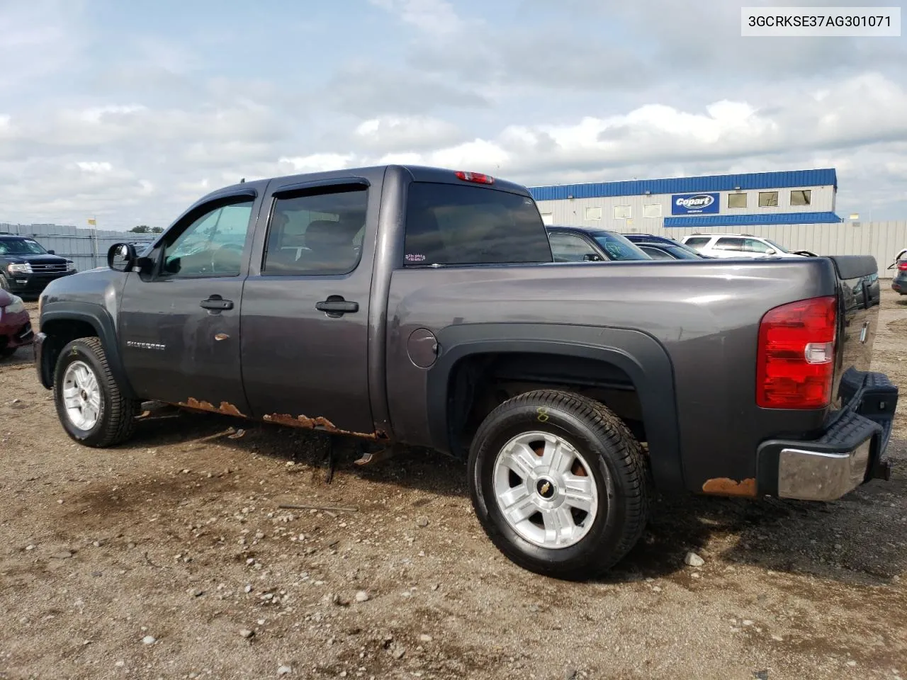 2010 Chevrolet Silverado K1500 Lt VIN: 3GCRKSE37AG301071 Lot: 66541734