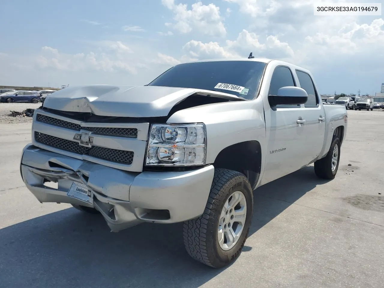 3GCRKSE33AG194679 2010 Chevrolet Silverado K1500 Lt