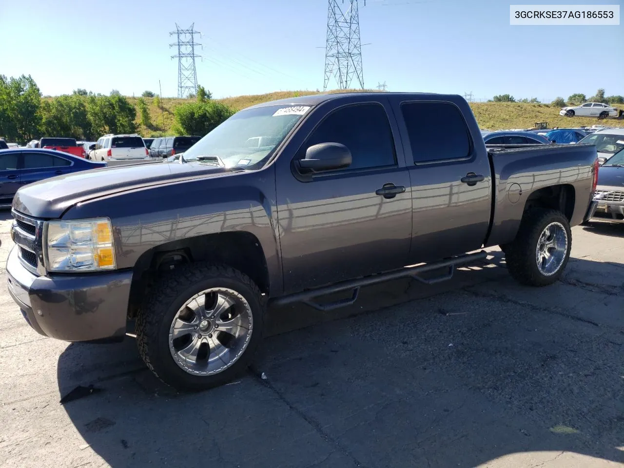 2010 Chevrolet Silverado K1500 Lt VIN: 3GCRKSE37AG186553 Lot: 67488494