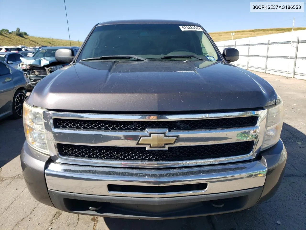 2010 Chevrolet Silverado K1500 Lt VIN: 3GCRKSE37AG186553 Lot: 67488494