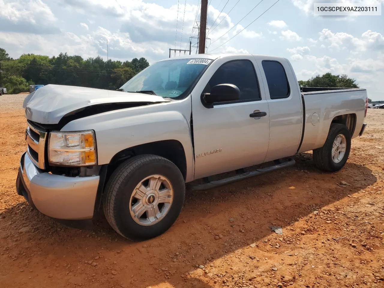 2010 Chevrolet Silverado C1500 VIN: 1GCSCPEX9AZ203111 Lot: 67683804