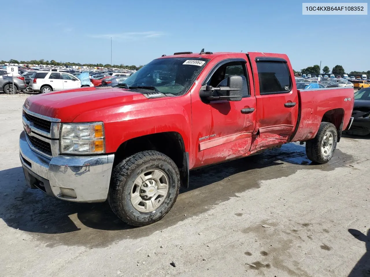 2010 Chevrolet Silverado K2500 Heavy Duty Lt VIN: 1GC4KXB64AF108352 Lot: 68359964