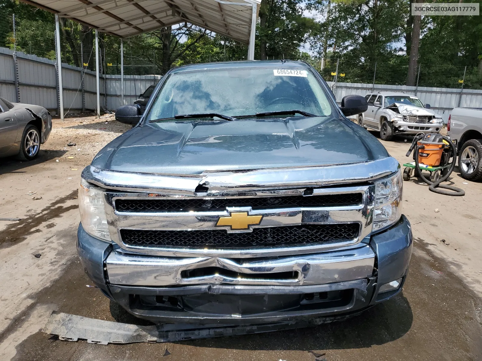 2010 Chevrolet Silverado C1500 Lt VIN: 3GCRCSE03AG117779 Lot: 68654724