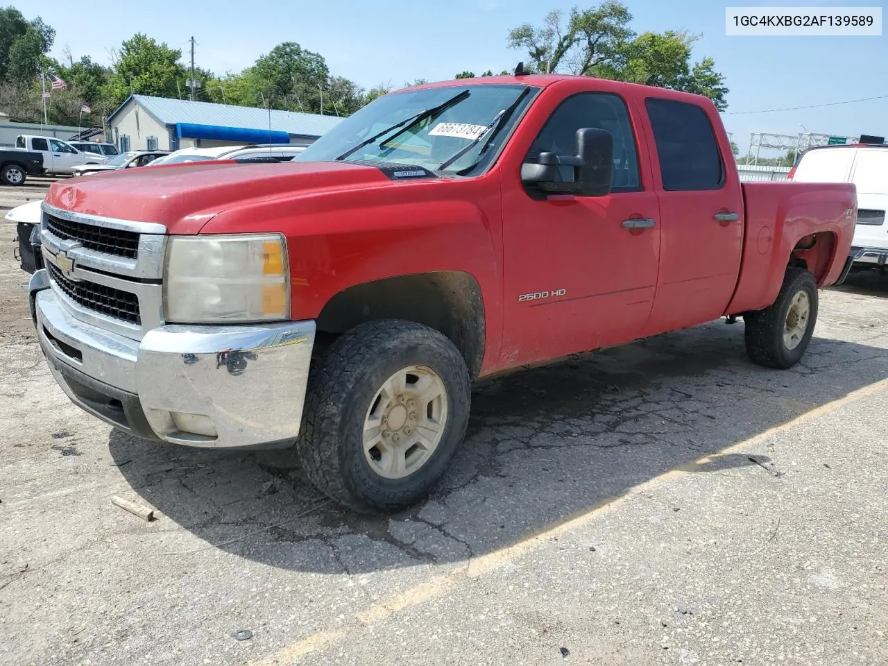 2010 Chevrolet Silverado K2500 Heavy Duty Lt VIN: 1GC4KXBG2AF139589 Lot: 68673784