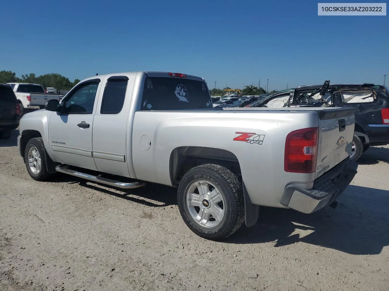 2010 Chevrolet Silverado K1500 Lt VIN: 1GCSKSE33AZ203222 Lot: 69656544