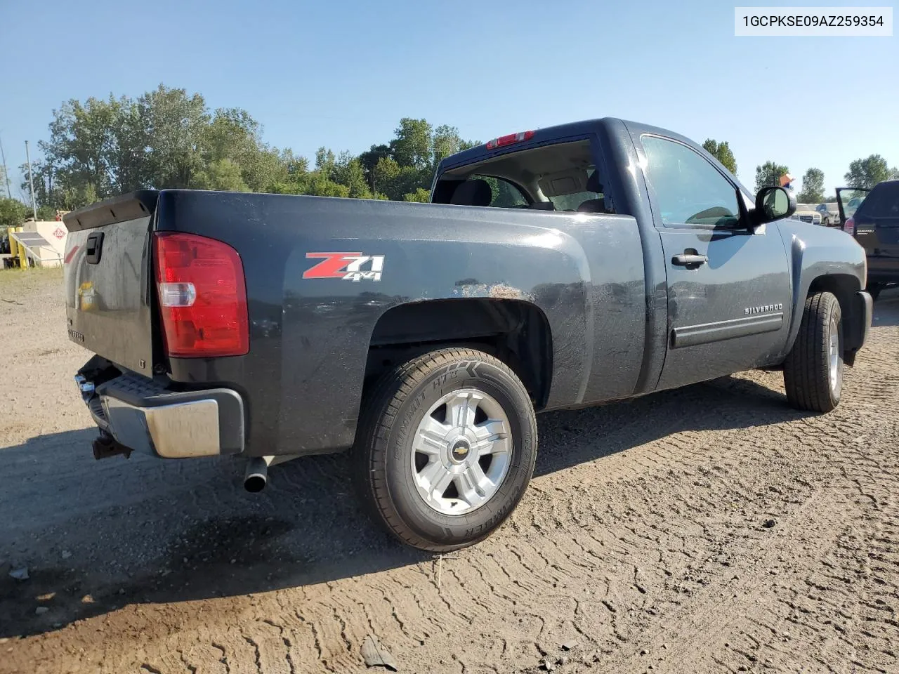 2010 Chevrolet Silverado K1500 Lt VIN: 1GCPKSE09AZ259354 Lot: 69778404