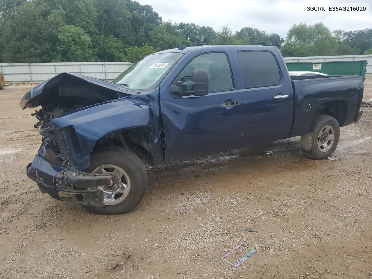 2010 Chevrolet Silverado K1500 Ltz VIN: 3GCRKTE36AG216020 Lot: 70270344