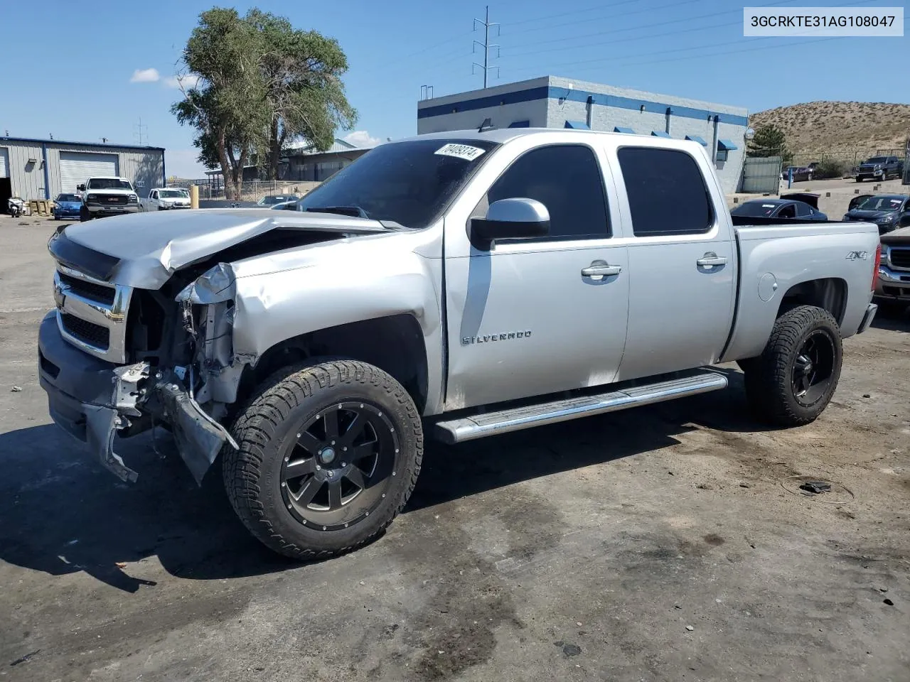 2010 Chevrolet Silverado K1500 Ltz VIN: 3GCRKTE31AG108047 Lot: 70409374