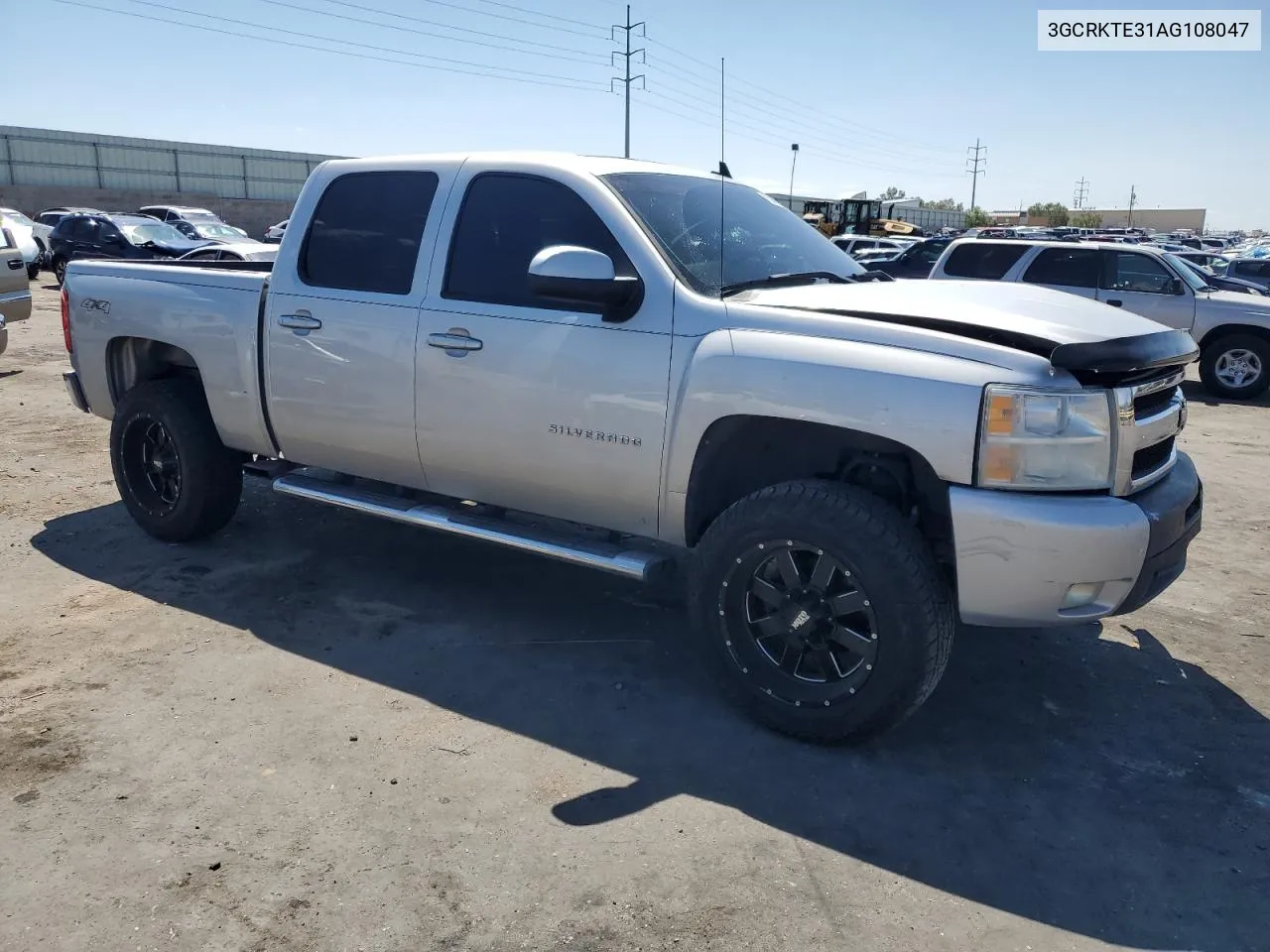 2010 Chevrolet Silverado K1500 Ltz VIN: 3GCRKTE31AG108047 Lot: 70409374