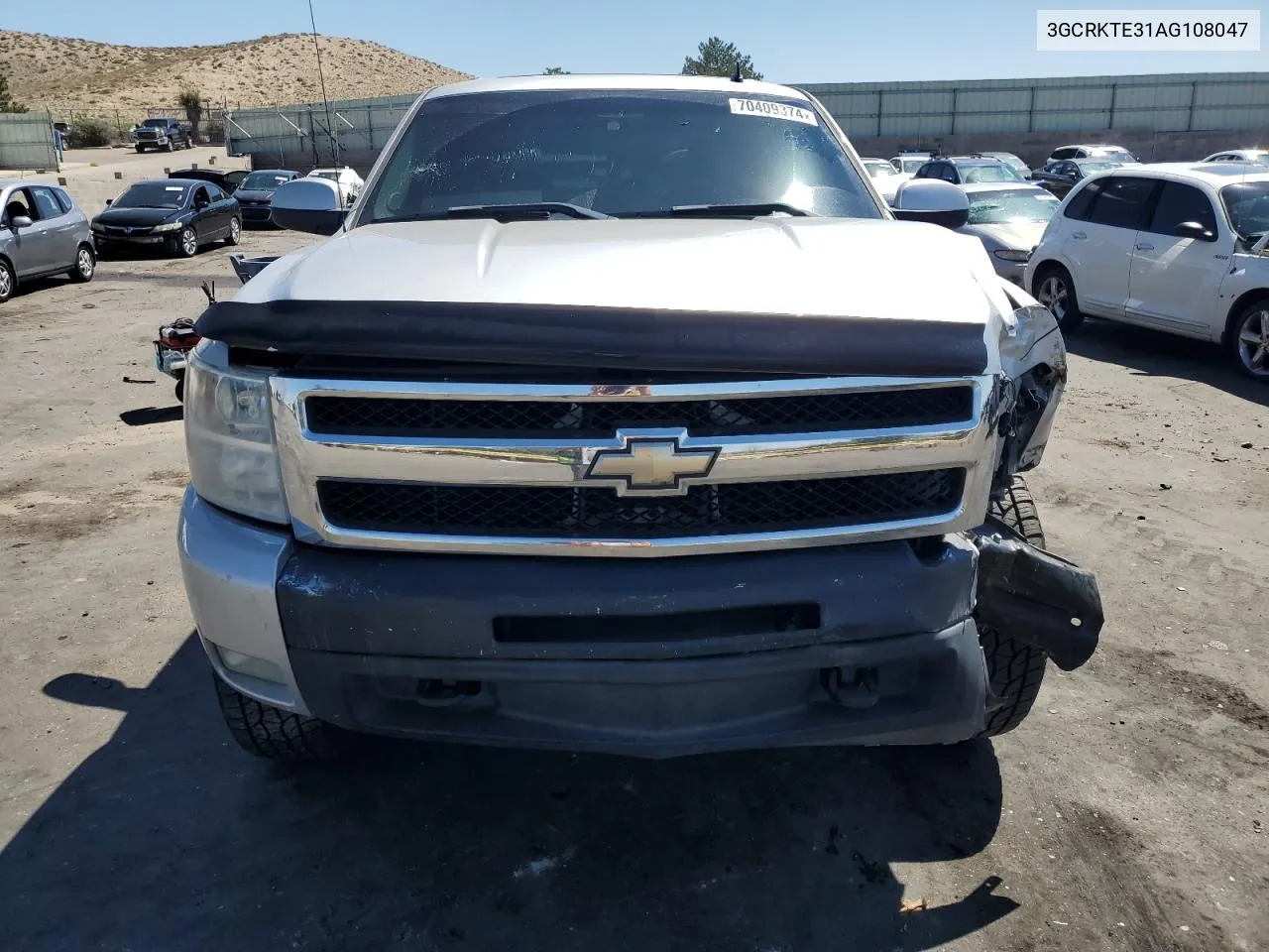 2010 Chevrolet Silverado K1500 Ltz VIN: 3GCRKTE31AG108047 Lot: 70409374