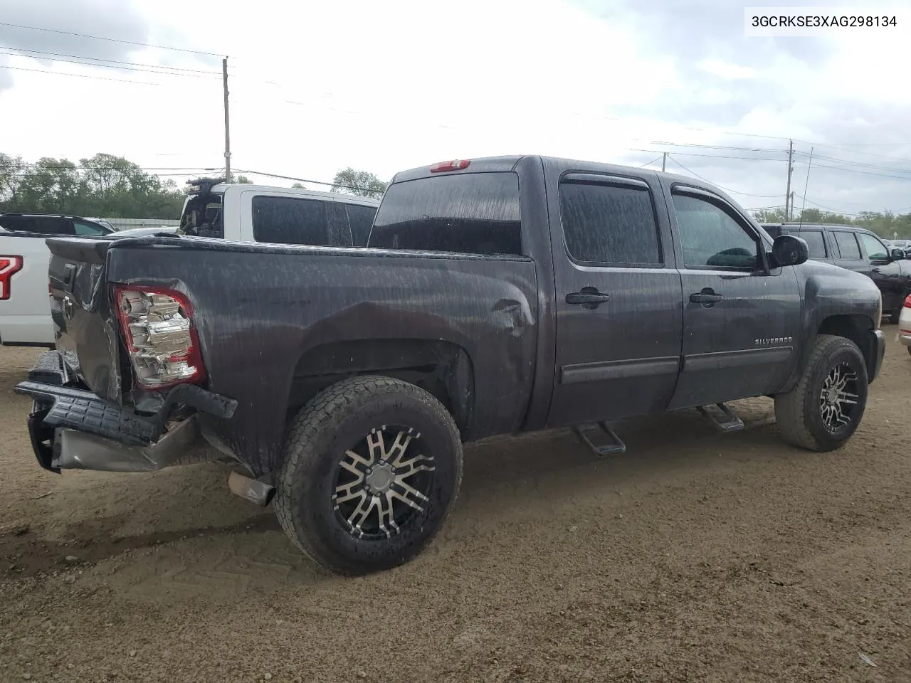 2010 Chevrolet Silverado K1500 Lt VIN: 3GCRKSE3XAG298134 Lot: 70502314