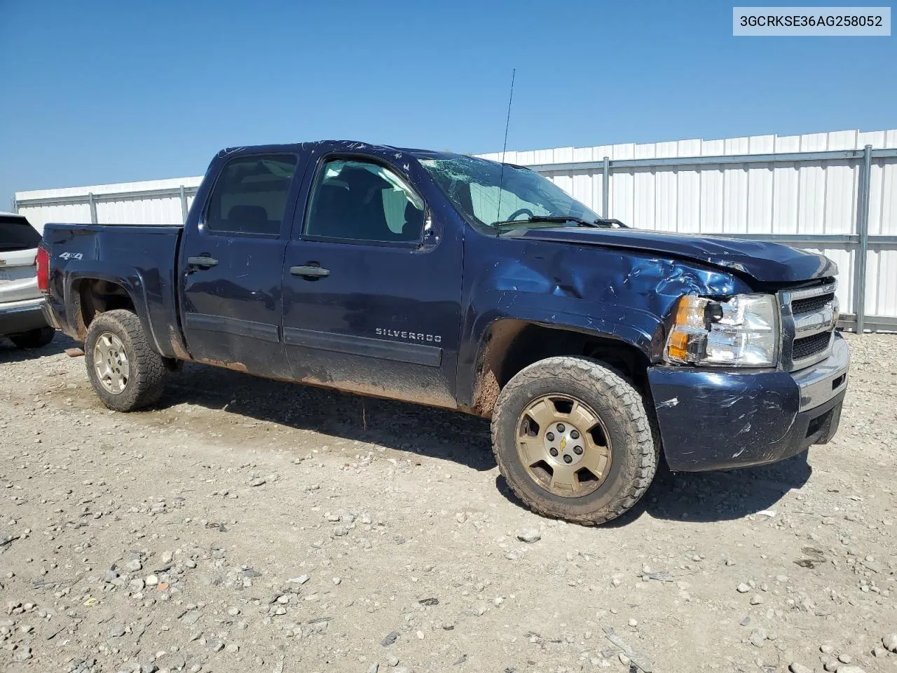 2010 Chevrolet Silverado K1500 Lt VIN: 3GCRKSE36AG258052 Lot: 70801584