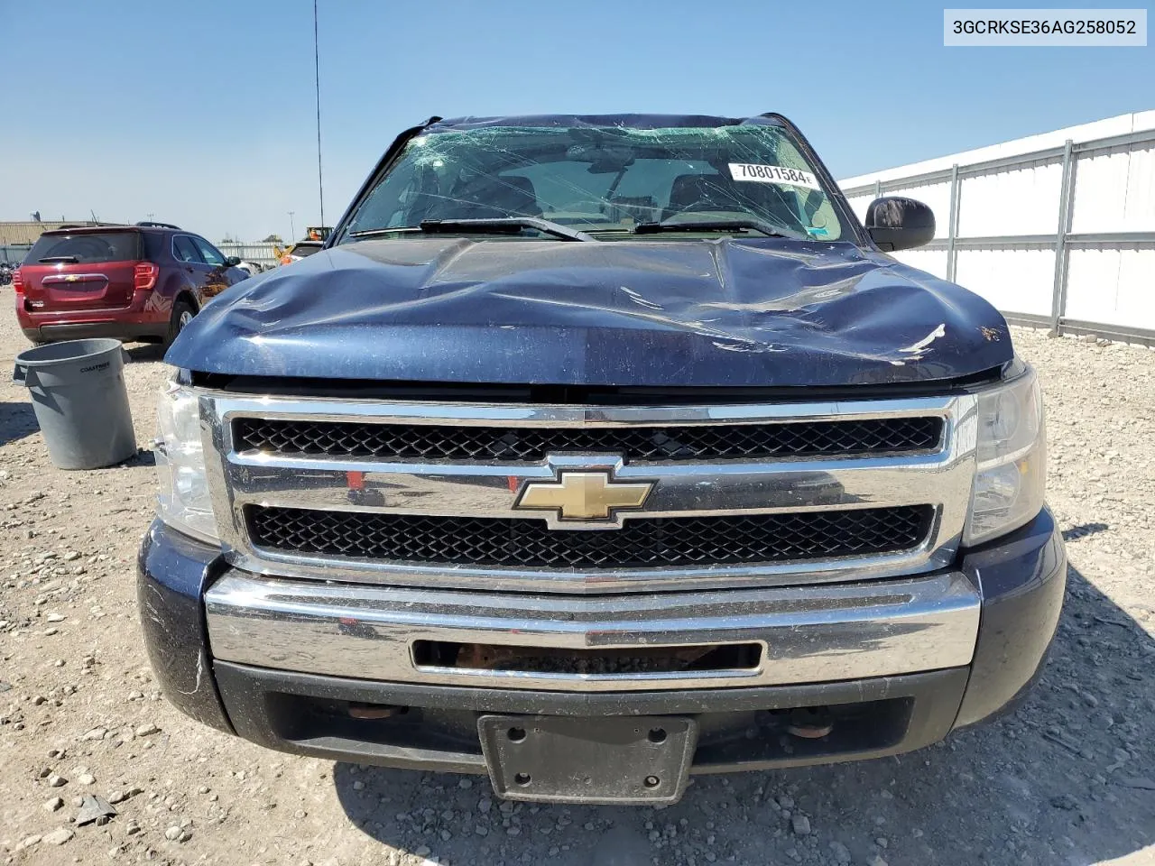 2010 Chevrolet Silverado K1500 Lt VIN: 3GCRKSE36AG258052 Lot: 70801584