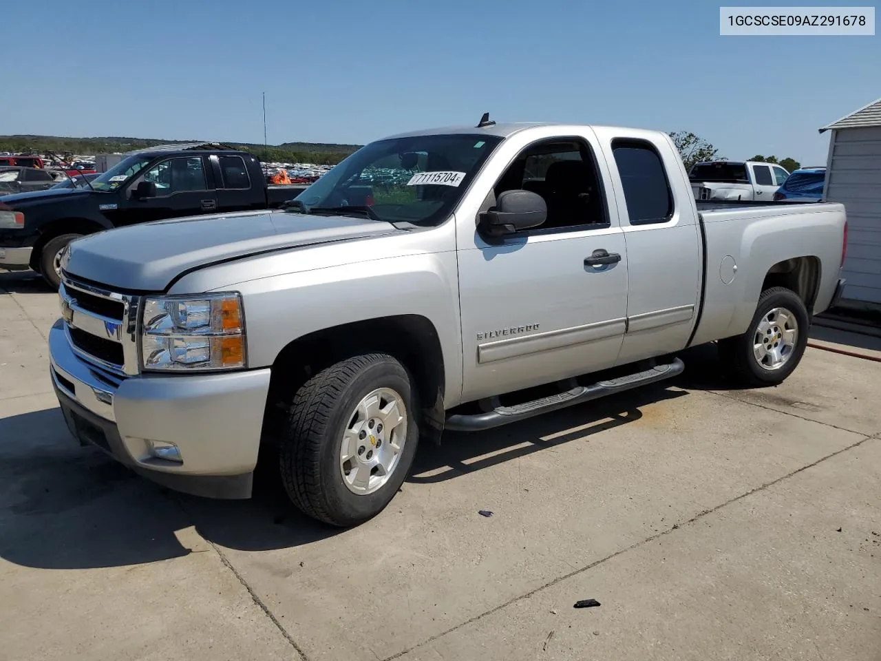 2010 Chevrolet Silverado C1500 Lt VIN: 1GCSCSE09AZ291678 Lot: 71115704