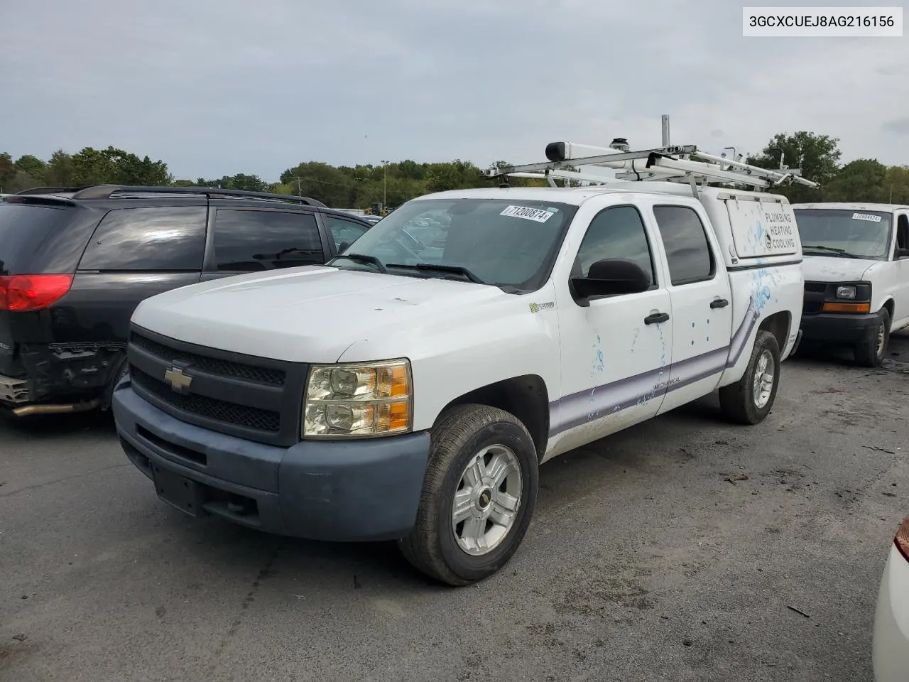 3GCXCUEJ8AG216156 2010 Chevrolet Silverado C1500 Hybrid