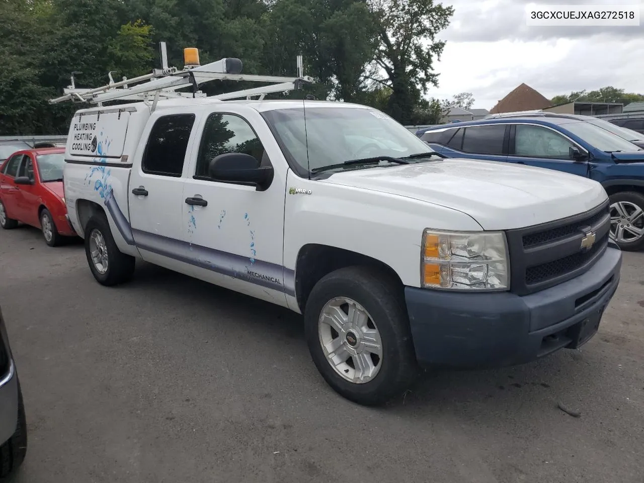 2010 Chevrolet Silverado C1500 Hybrid VIN: 3GCXCUEJXAG272518 Lot: 71201494