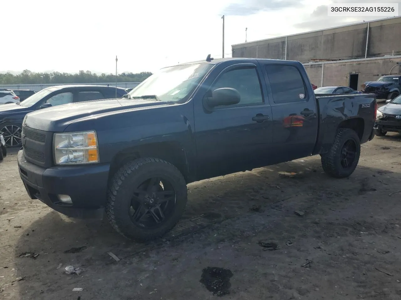 2010 Chevrolet Silverado K1500 Lt VIN: 3GCRKSE32AG155226 Lot: 71277964