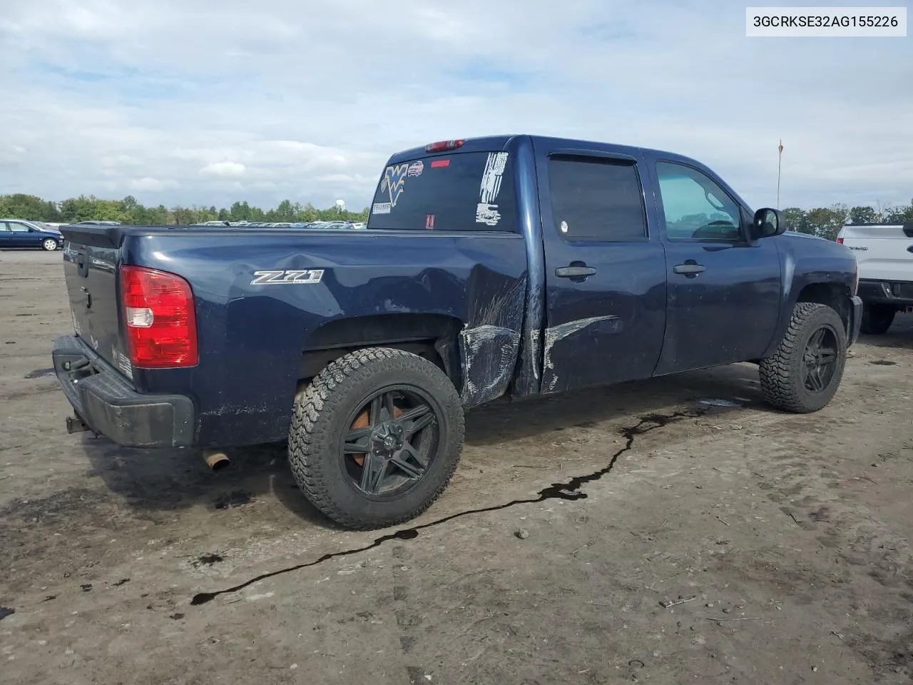 2010 Chevrolet Silverado K1500 Lt VIN: 3GCRKSE32AG155226 Lot: 71277964