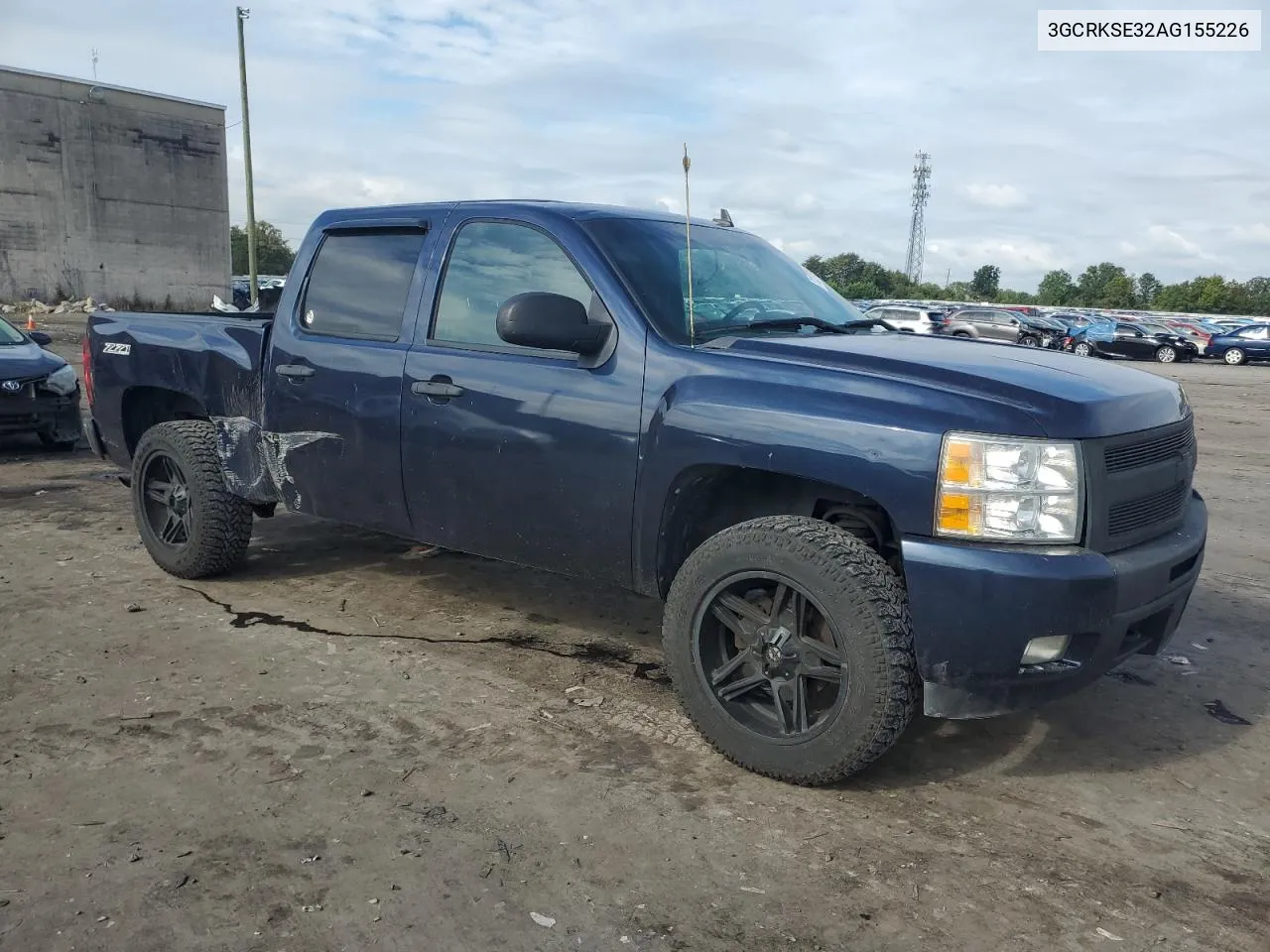 2010 Chevrolet Silverado K1500 Lt VIN: 3GCRKSE32AG155226 Lot: 71277964