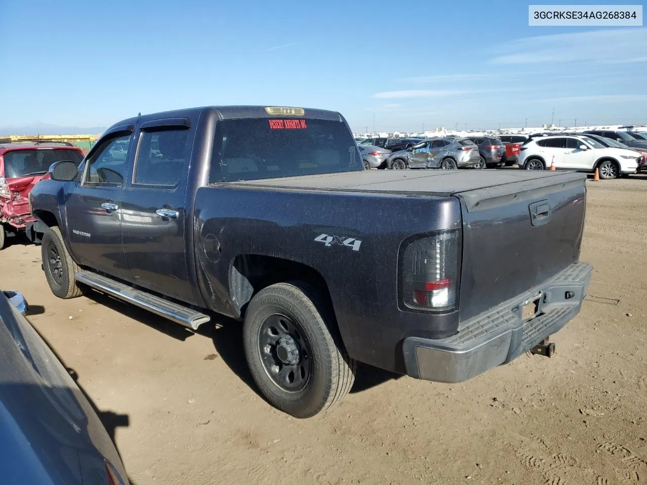 2010 Chevrolet Silverado K1500 Lt VIN: 3GCRKSE34AG268384 Lot: 71318104