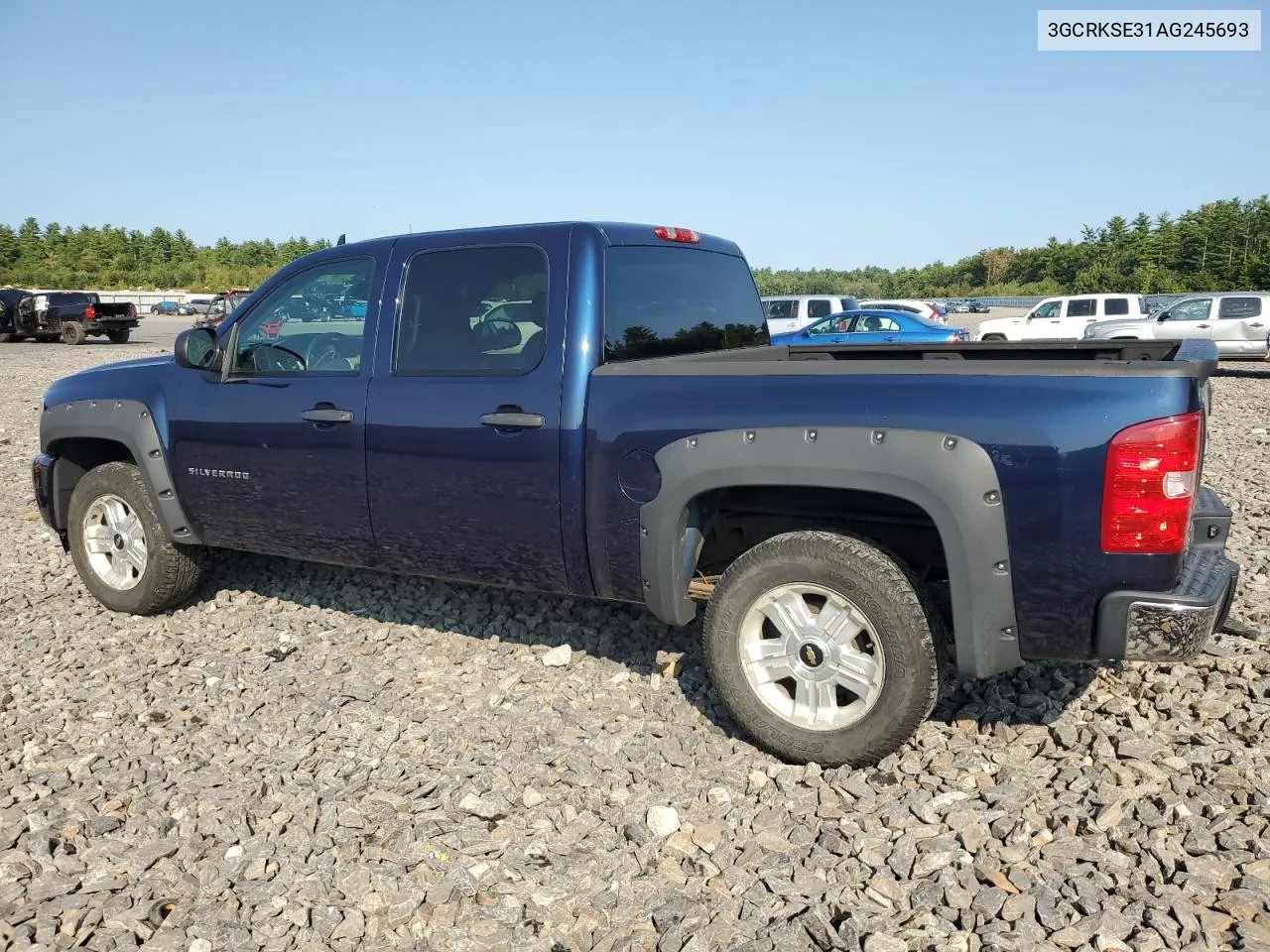 2010 Chevrolet Silverado K1500 Lt VIN: 3GCRKSE31AG245693 Lot: 71401084