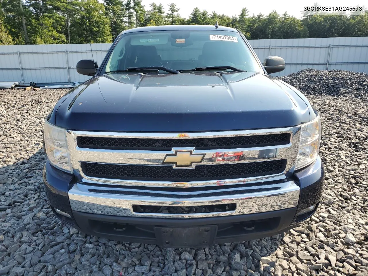 2010 Chevrolet Silverado K1500 Lt VIN: 3GCRKSE31AG245693 Lot: 71401084