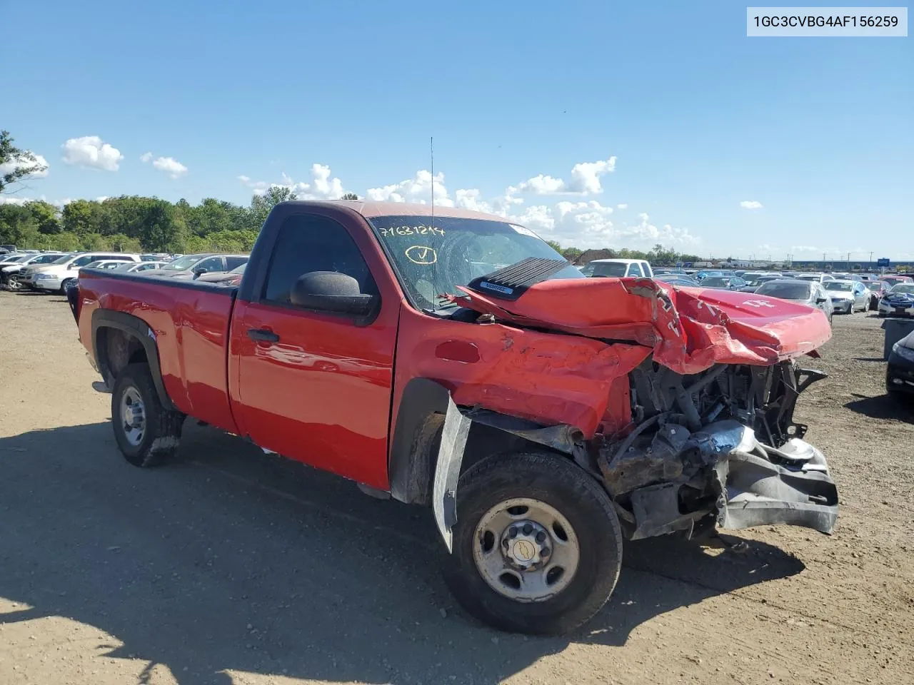 2010 Chevrolet Silverado C2500 Heavy Duty VIN: 1GC3CVBG4AF156259 Lot: 71631214