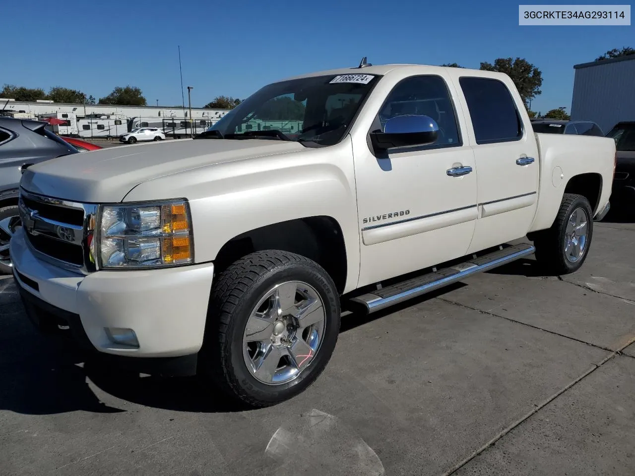 2010 Chevrolet Silverado K1500 Ltz VIN: 3GCRKTE34AG293114 Lot: 71666724