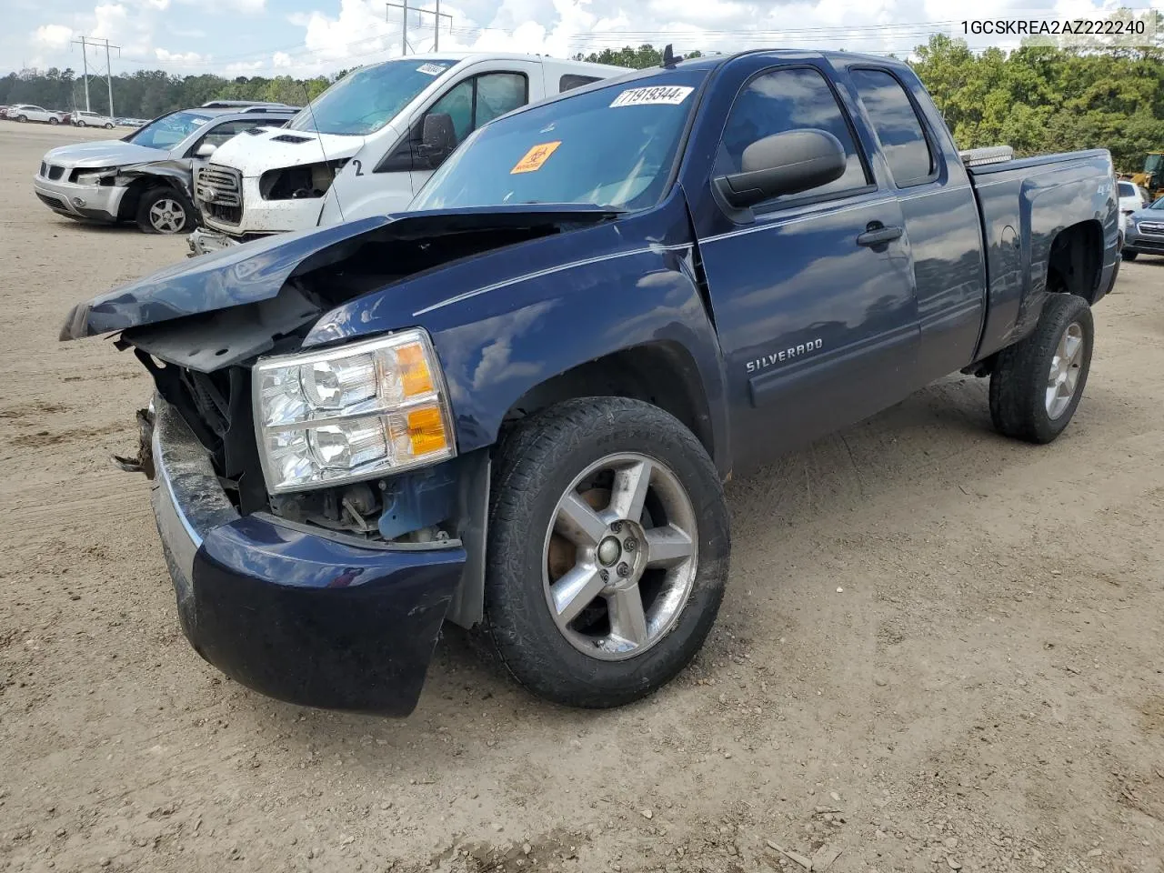 2010 Chevrolet Silverado K1500 Ls VIN: 1GCSKREA2AZ222240 Lot: 71919344