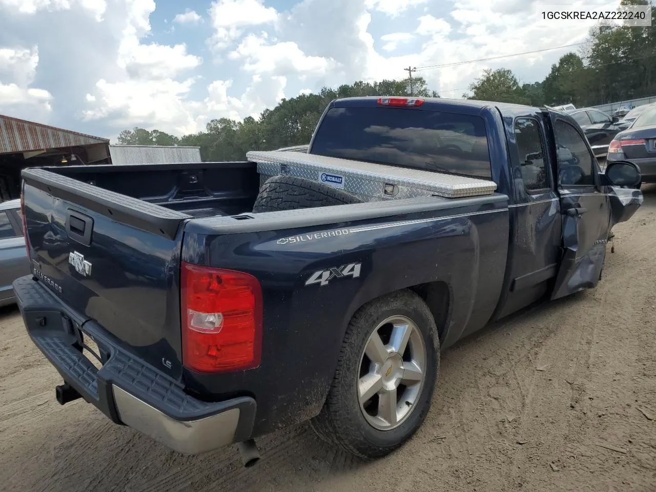 2010 Chevrolet Silverado K1500 Ls VIN: 1GCSKREA2AZ222240 Lot: 71919344