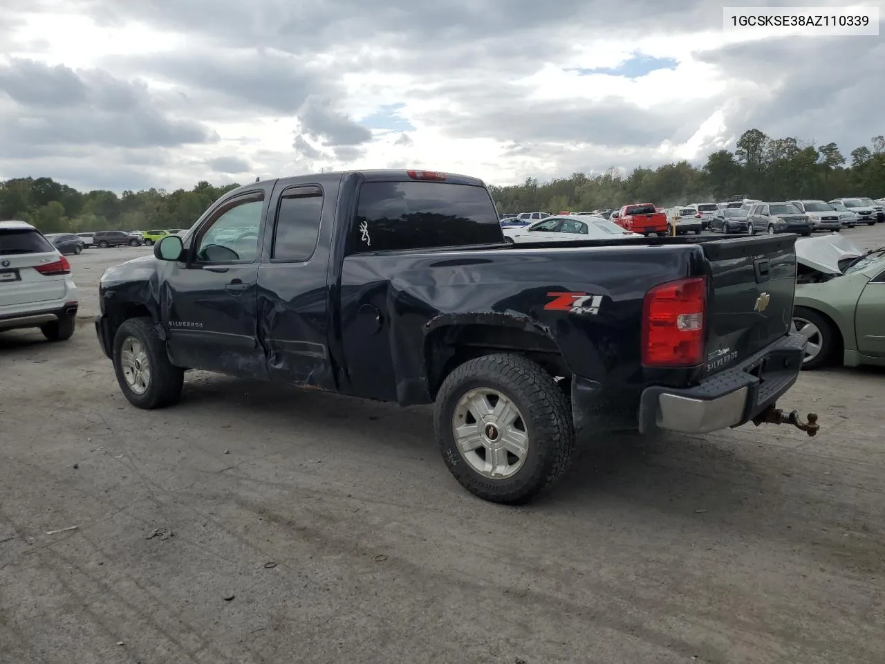 2010 Chevrolet Silverado K1500 Lt VIN: 1GCSKSE38AZ110339 Lot: 71931934